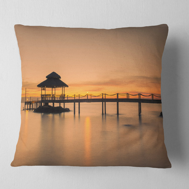 Coussin Pier Pier, 18 po x 18 po, Carré