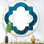 Miroir mural Underwater Lake Leaves I Quatrefoil Coastal