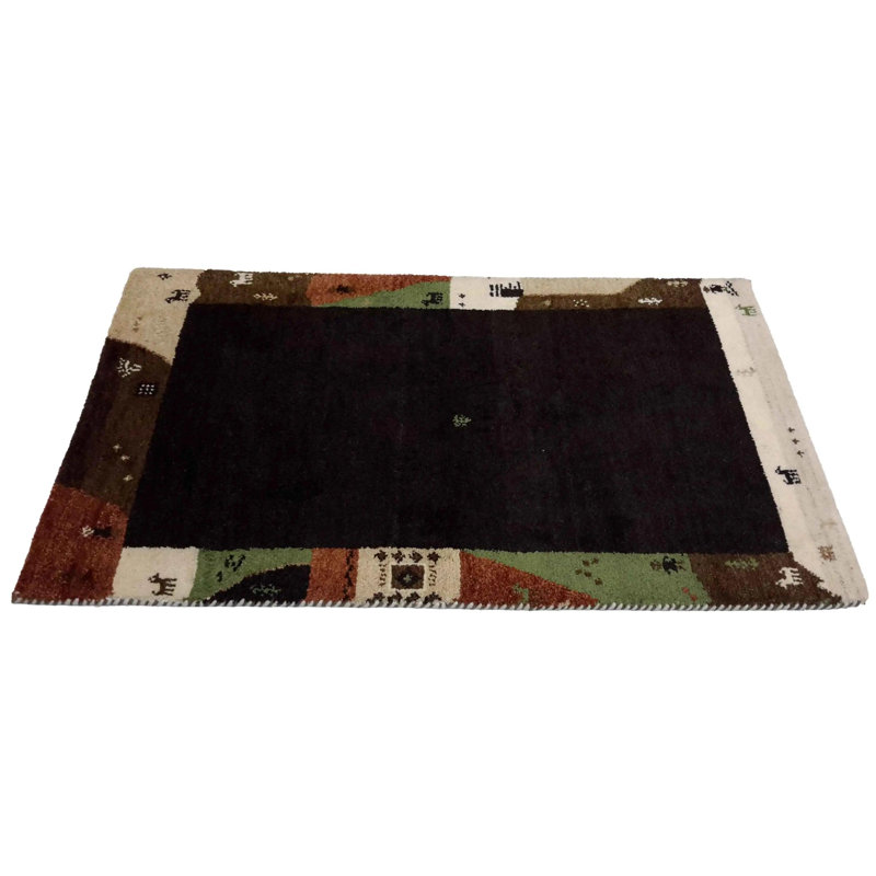 Ovedia Hand Woven Cotton and Wool Area Rug