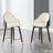 Modern PU Leather Bar Stool With High Back And Gold Footrest, 25" Seat Height-183681737-183521277