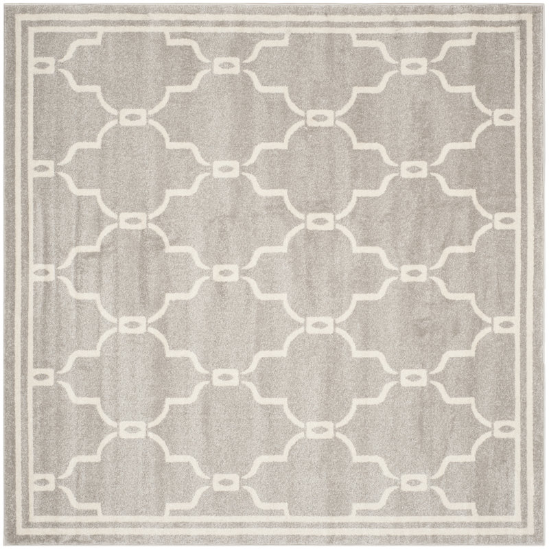 Daneya Performance Geometric Rug, Square 9'