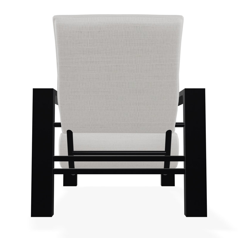 Larssen Deep Seating Cushion Arm Chair, Black, Tabloid Cloud