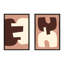 Combined Shapes by StudioM - 2 Piece Picture Frame Painting Set-617160618-617160617