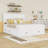 Queen Platform Bed with Six Built-in Storage Drawers and Stylish Headboard-823642894