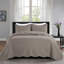 Ensembles de courtepointe en microfibre gaufrée pour grand lit | Couvre-lit de qualité hôtelière-123141037-121432095