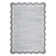 Bordered Design Machine Washable Rug with Rubber Backing for Living Room Modern Non-Slip Dining Room Rug Easy-Cleaning Floor Carpet for Bedroom