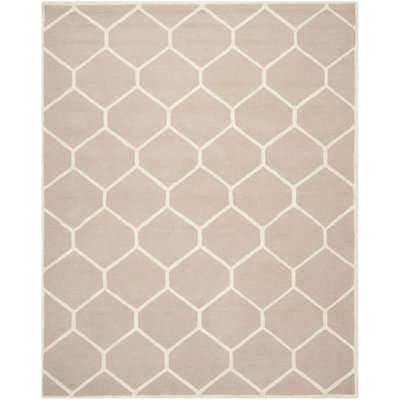 Cannen Hand Tufted Wool Geometric Rug