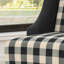 Fauteuil club haut dossier en tissu TODDman