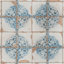 Artisan 13" x 13" Ceramic Patterned Wall & Floor Tile