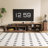 Extendable Walnut TV Stand with Storage(88"-115")