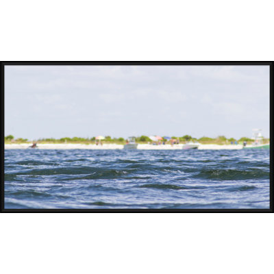 Boats On The Beach From Water Giclee Print by Soicher Marin Archives