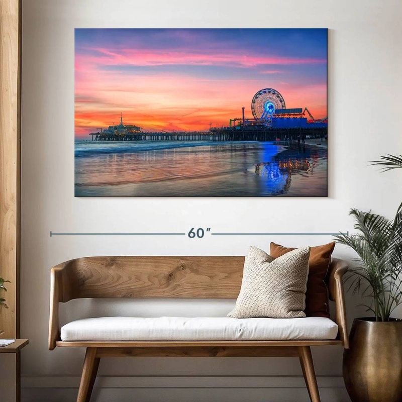Gillard célèbre Santa Monica Pier, H 34 po x l 51 po