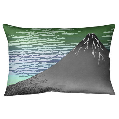 Katsushika Hokusai Reversible Throw Pillow