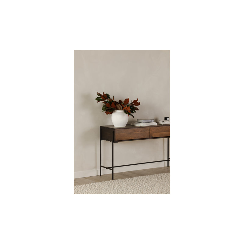 Console de 54 po, Noir / brun