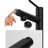 Matte Black Bathroom Sink Faucet, 1 Hole Deck Mount, Dual Flow & Fountain, Scratch, Corrosion Resistance, Water Saving Installation Tap, Fountain Switching, Corrosion Finish, Conservation, Simple Diy-121617363