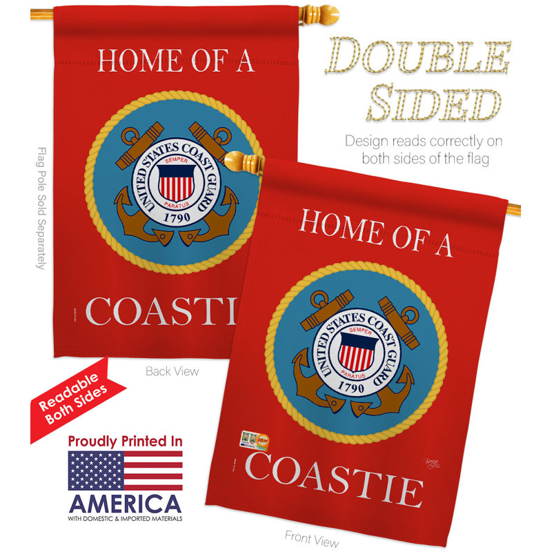 Double Sided 40'' H x 28'' W Polyester House Flag