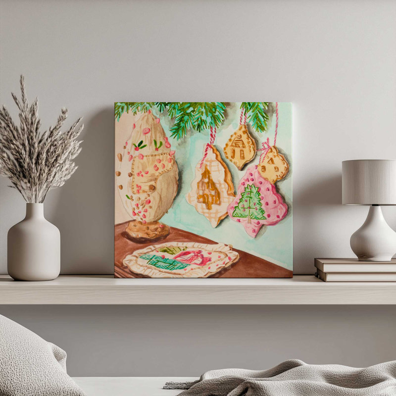 «Threaded Whimsy II» par Melissa Wang, reproduction d'art sur toile, H 12 po x l 12 po