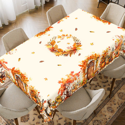 Nappe automne-hiver 152 x 220 cm Rectangulaire