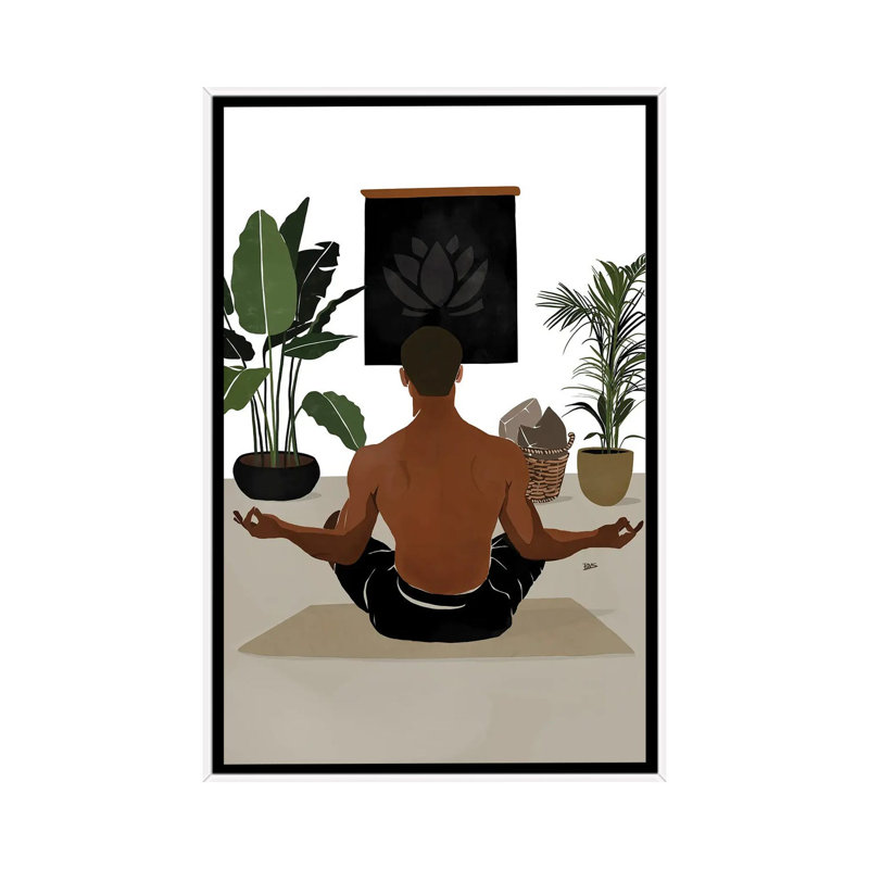 « Focus » par Bria Nicole-impression d’art graphique, Pas de tapis, Toile blanche encadrée, H 48 po x l 32 po x P 1,5 po
