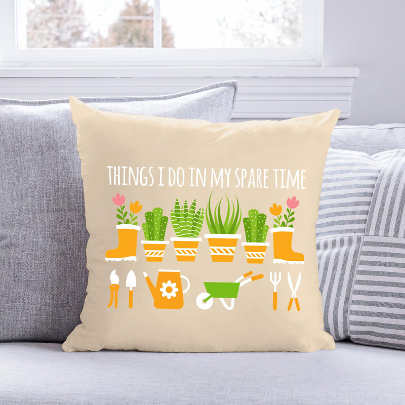 Coussin décoratif, H 16 po x l 16 po