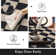 Vilena Herringbone Pattern Washable Area Rug - Chic Textured Design for Living Room, Bedroom, or Entryway Decor