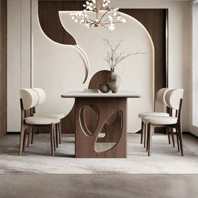 Rectangular home creative dining table