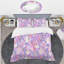 Ensemble de housse couette mid-century des fleurs imaginaires-40703132