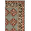 Tapis gris / rouge / beige en laine touffeté à la main Cranmore-20197012