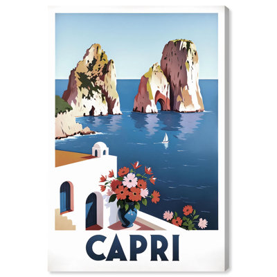 «Capri», reproduction d'art sur toile par Art Remedy