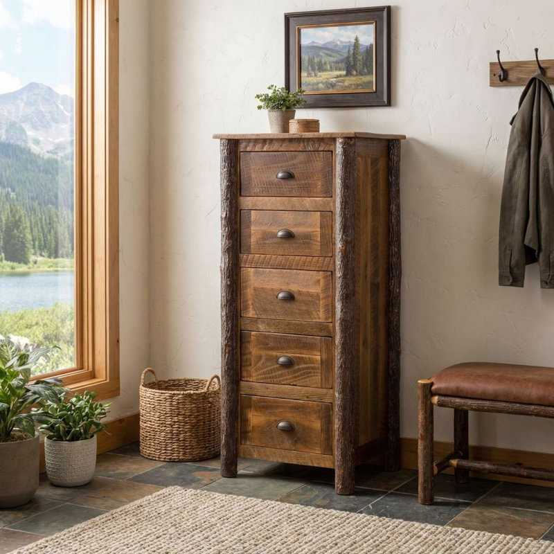 Fireside Lodge Appalachian Storage Chest - Premium, Hickory