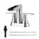 Centerset Bathroom Faucet with Drain Assembly
