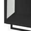 Armoire murale moderne à 2 portes Colene Glass Doors avec rangement fermé à 2 niveaux, tablette ouverte et porte-serviettes-1530010420