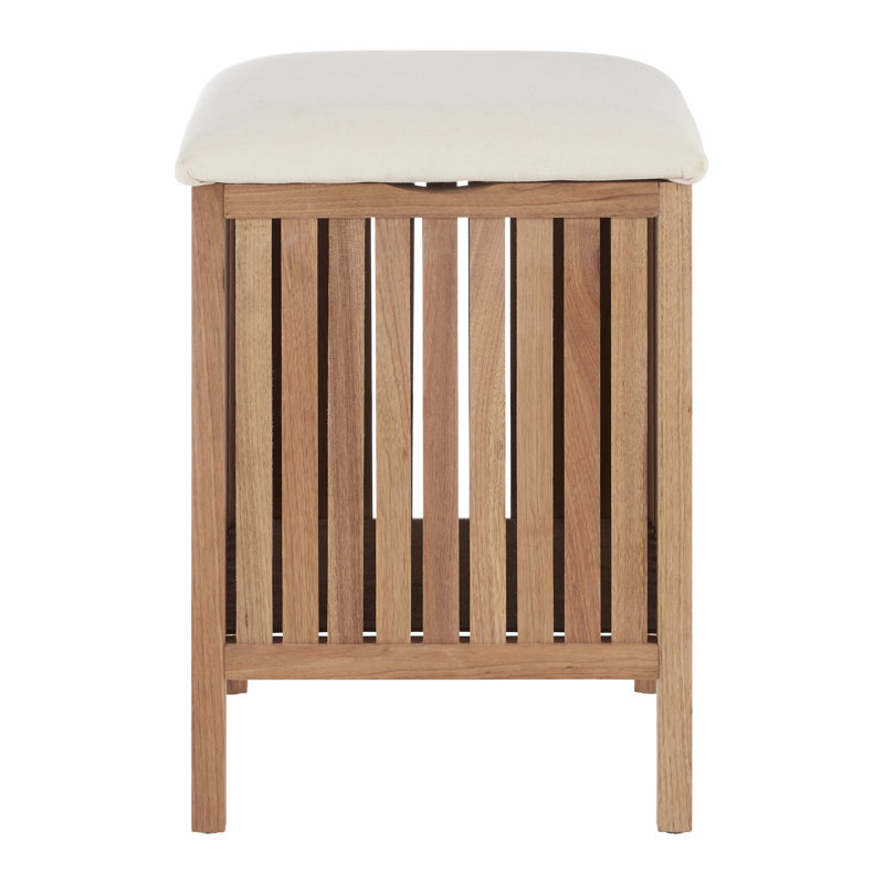 Edward Solid Wood Accent Stool