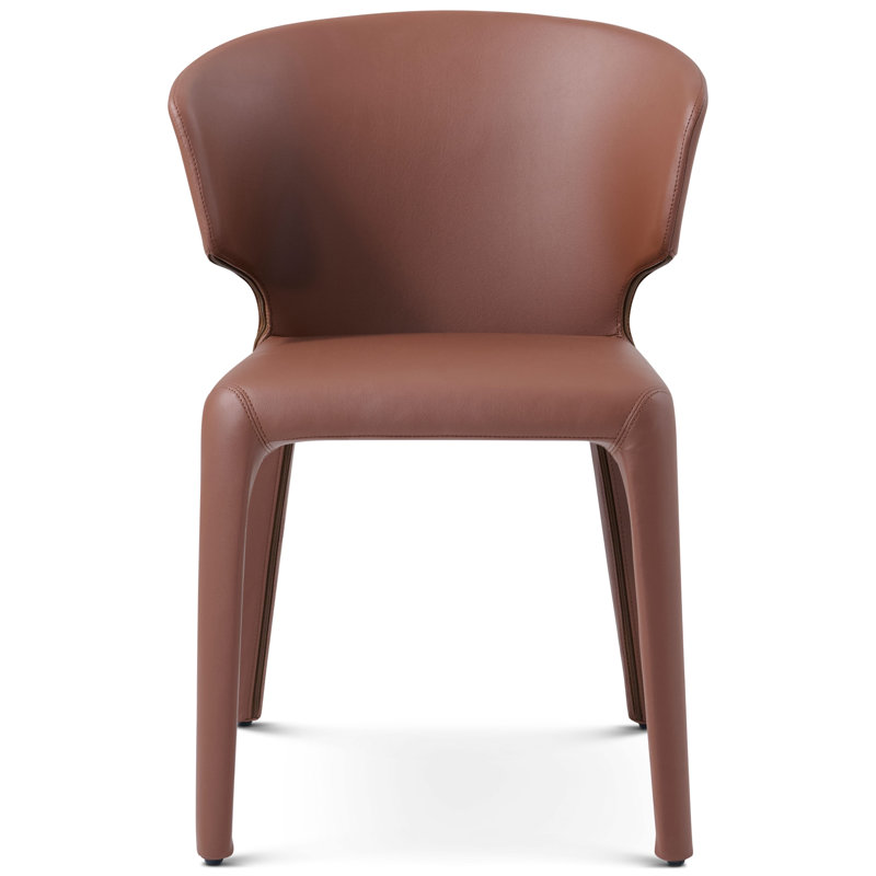 Milan Upholstered Dining Chair, Brown