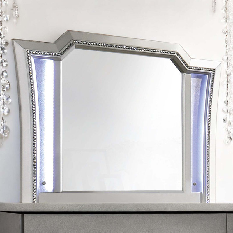 Miroir Kaitlyn avec DEL, Champagne