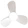 Corabelle 23" 3-Blade Modern Flush Mount Ceiling Fan with Remote Control and Light Kit Included