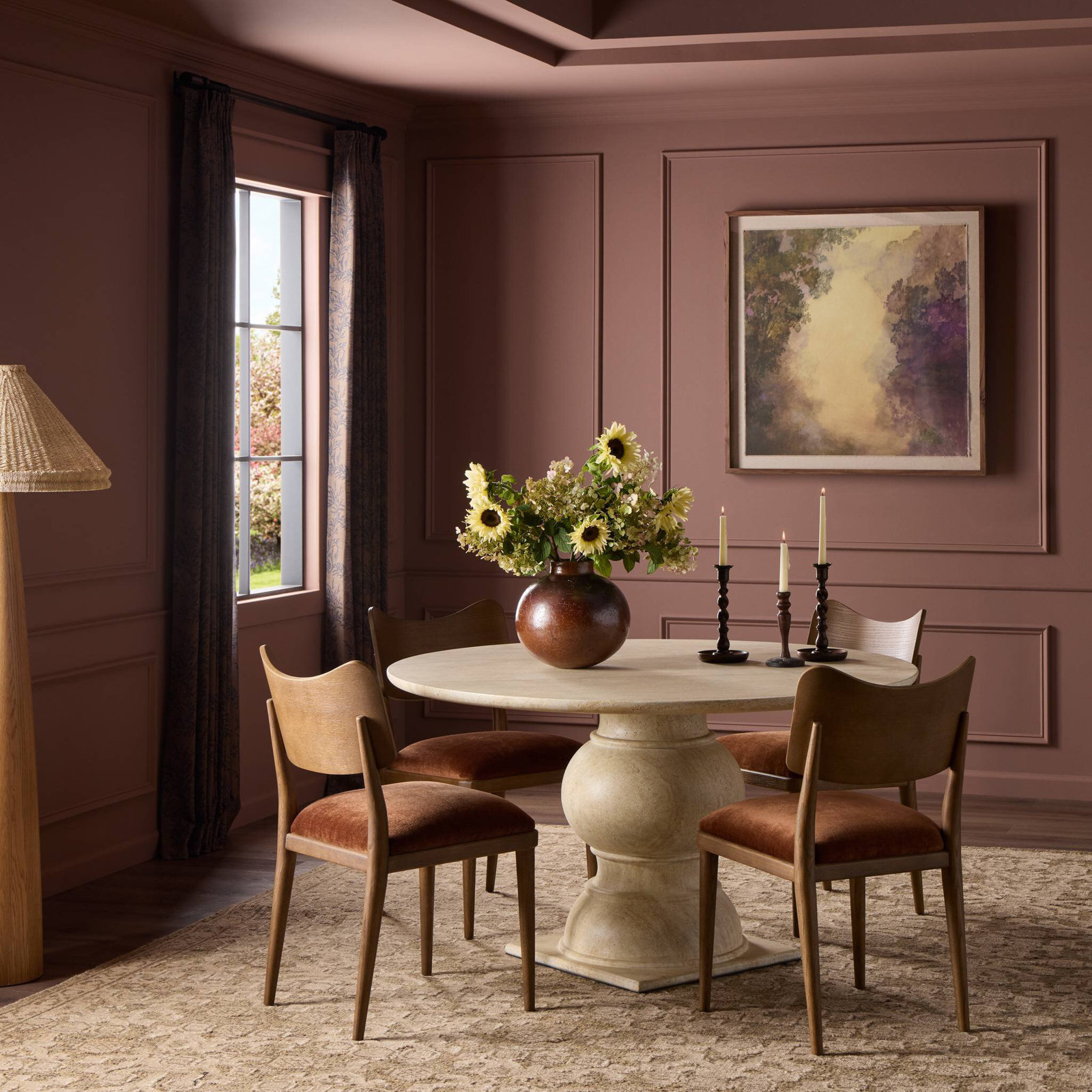 Macalaster 55'' Round Dining Table