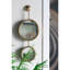2 miroirs modernes en fer doré, 11 po x 28,5 po, pour la décoration murale dans le salon, la chambre à coucher, le bureau, le vestibule et la décoration intérieure