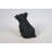 Sitting Boston Terrier Puppy Statue