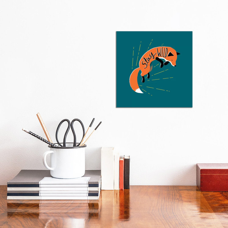 Stay Wild by Michael Buxton - Wrapped Canvas Print, 30.48 cm H x 30.48 cm W
