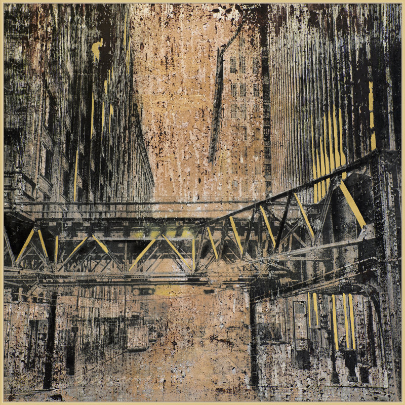Golden Steel Painting