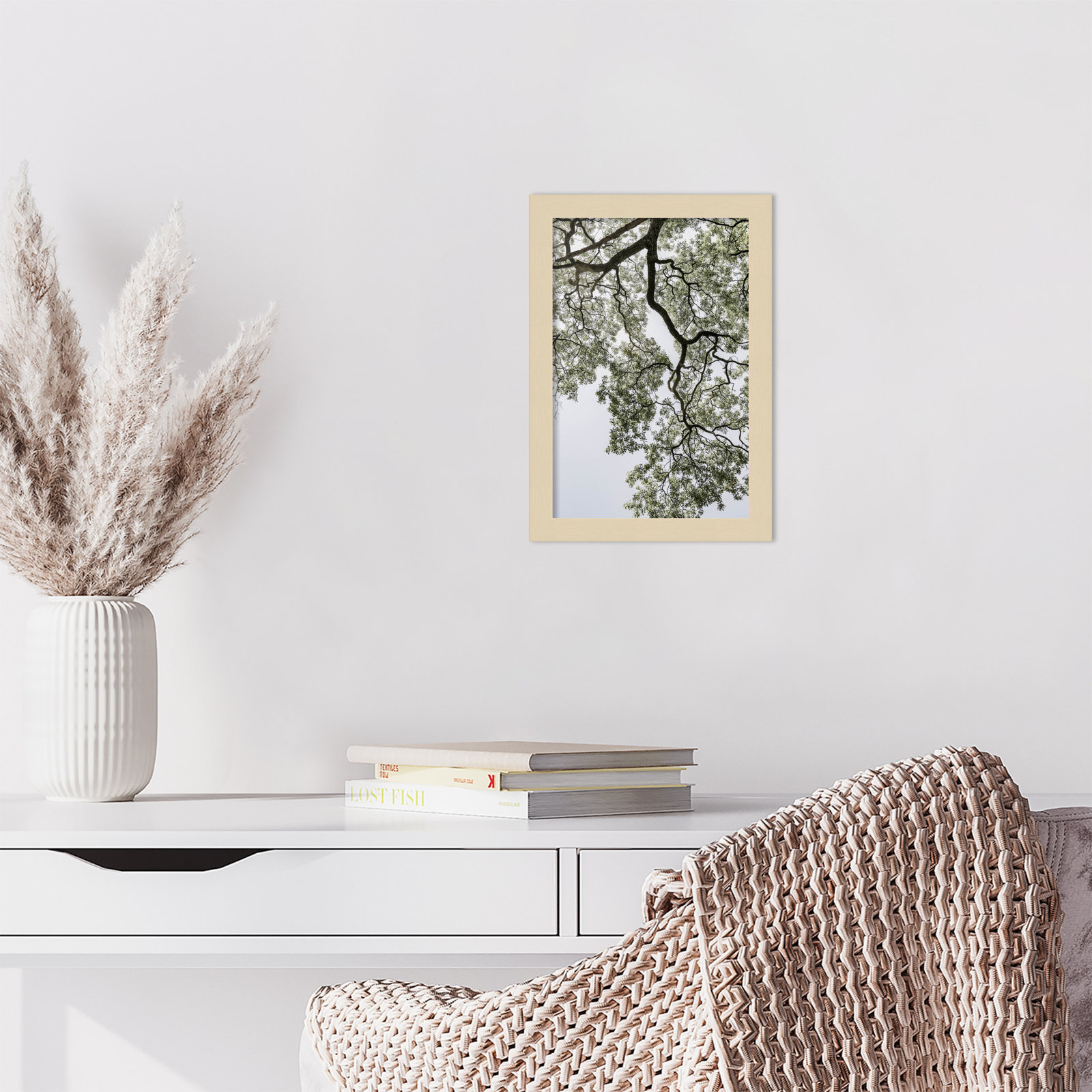 Pleasantville "Coastal Forest" Print, Brown, 13" H x 9" W