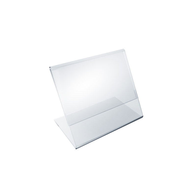 Clear Acrylic Horizontal Desktop Sign Holder Frame, 2" x 3"