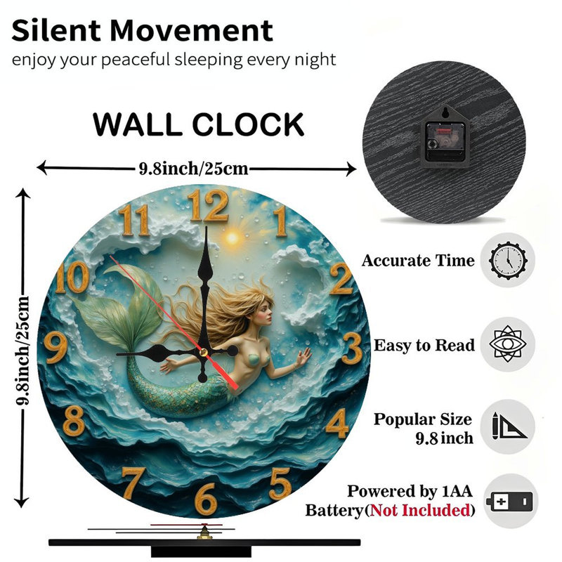 Colorful Decorative Clock