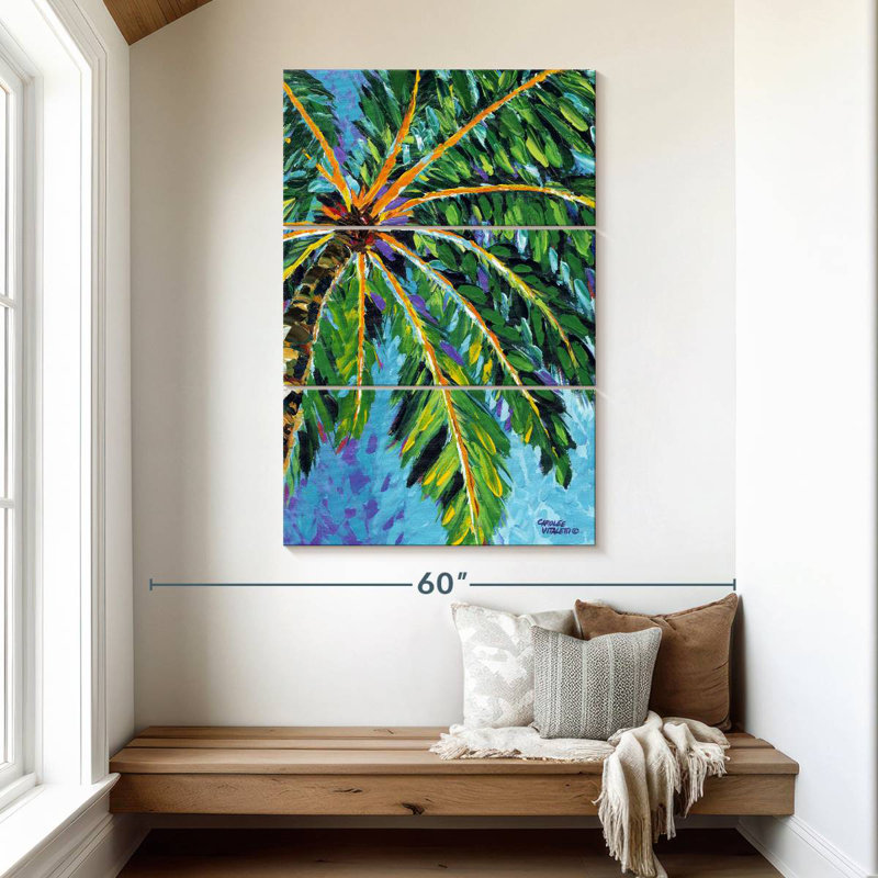 Harnek View Under The Palms I, H 50 po x l 32 po