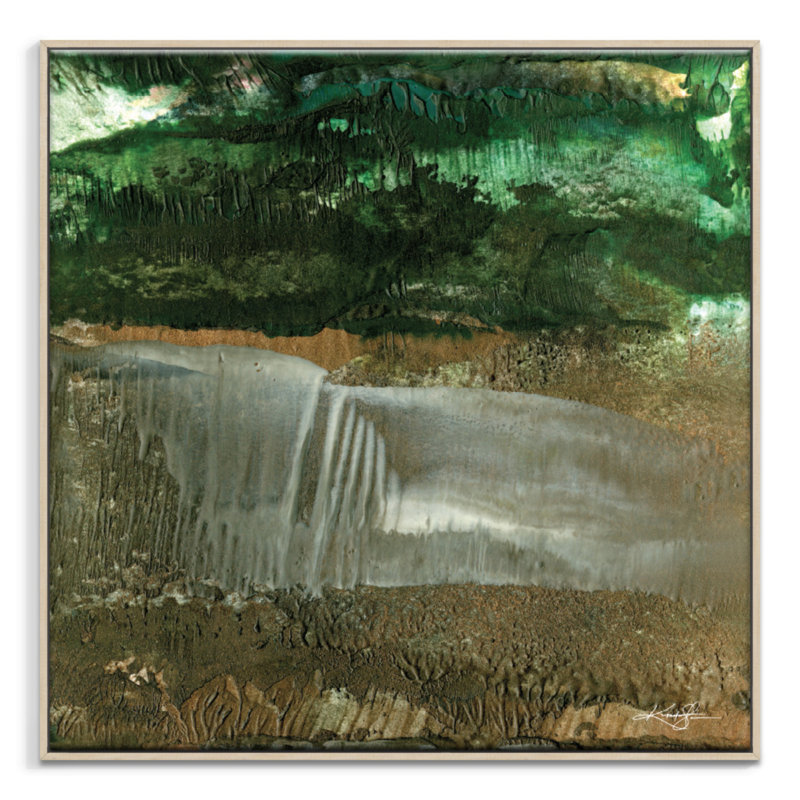 Kathy Morton Stanion - Print on Canvas, 102cm H x 102cm W, Timber Floater Frame