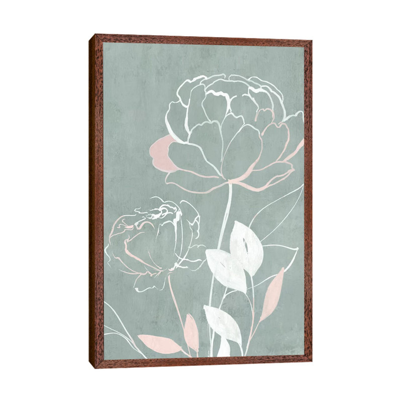 Roseland II by Isabelle Z - Print on Canvas, Classic Brown Wood Framed, 101.6 cm H x 66.04 cm W
