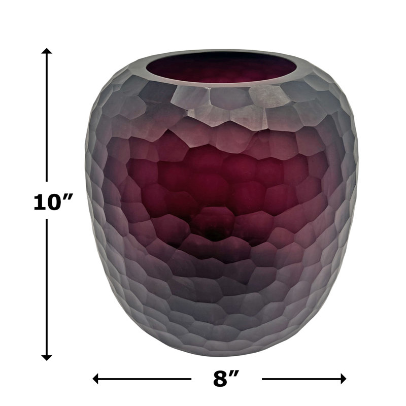 Vase en verre 10 "