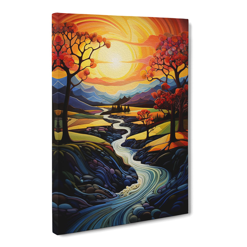 Landscape Modern - Wrapped Canvas, 76cm H x 50cm W x 3cm D