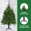 Christmas Tree with 150 LEDs with Stand 120 cm PE-2133428655